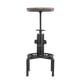 thumbnail image 4 of Silla alta estilo industrial retro FS-11 con asiento de madera natural y estructura metálica duradera, ajustable en altura y con soporte para pies. Perfecta para bares, cocinas o decoración moderna., 4 of 6