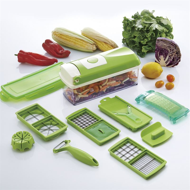 Vegetable Fruit Slicer Cutter Peeler Chopper Potato Onion Radish Slicing Board 