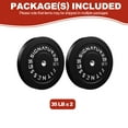 thumbnail image 4 of FlexWave 2-Inch Olympic Bumper Plate Weight Set, 20LB–350LB Options, Solid Rubber Olympic Plates for Strength Training & Home Gym, 4 of 8