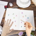thumbnail image 4 of 2 Sheets A-Z Letter 0-9 Number Clear Rubber Stamps Alphabet Vintage Reusable Transparent Silicone Stamp Seals for Journaling Card Making Scrapbooking Photo Album Decorative DIY, 4 of 9