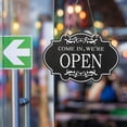 thumbnail image 2 of Shisuyan Business Door Sign Vintage Style Double Sided Rectangle 1Pcs 12x8in, 2 of 9
