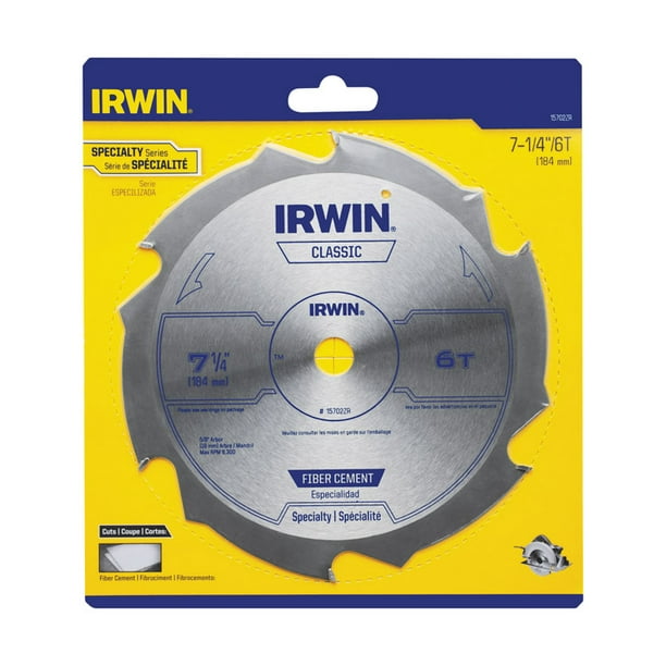 Irwin 71/4 Dia. x 5/8 in. Steel Classic Circular Saw Blade 6 teeth 1