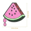 thumbnail image 2 of GOOHOCHY 1pcs Shining Watermelon Clothing Patch Sticker DIY Handmade Hole Filling Patch Sticker Accessory for Clothing Bags Crafts, 2 of 8