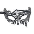 thumbnail image 5 of 2pcs parejas máscaras de disfraces conjunto negro media cara máscaras para fiesta de baile, 5 of 5