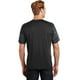 Sport-Tek &174; T-Shirt Camohex Colorblock. St371 3XL Noir/ Gris Fer – image 2 sur 3