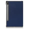 thumbnail image 3 of Dteck Slim Fit Case For Samsung Galaxy Tab S7 Plus / S7+ 12.4 inch Tablet 2020, Lightweight Slim Shell Tri-Fold Stand Cover Flip Case with Auto Wake Sleep, Deep Blue, 3 of 10