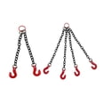 thumbnail image 1 of TISHITA RC Car Lifting Chain Direct Replaces Decorative Realistic Sturdy Chain Sling 2 Hooks and 4 Hooks, 1 of 8