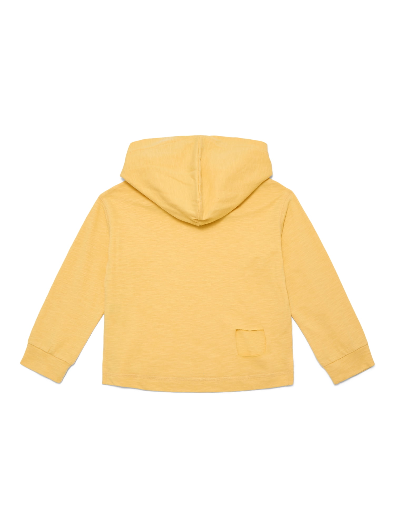 Wonder Nation Boys Slub Hoodie with Long Sleeves, Sizes 4-18