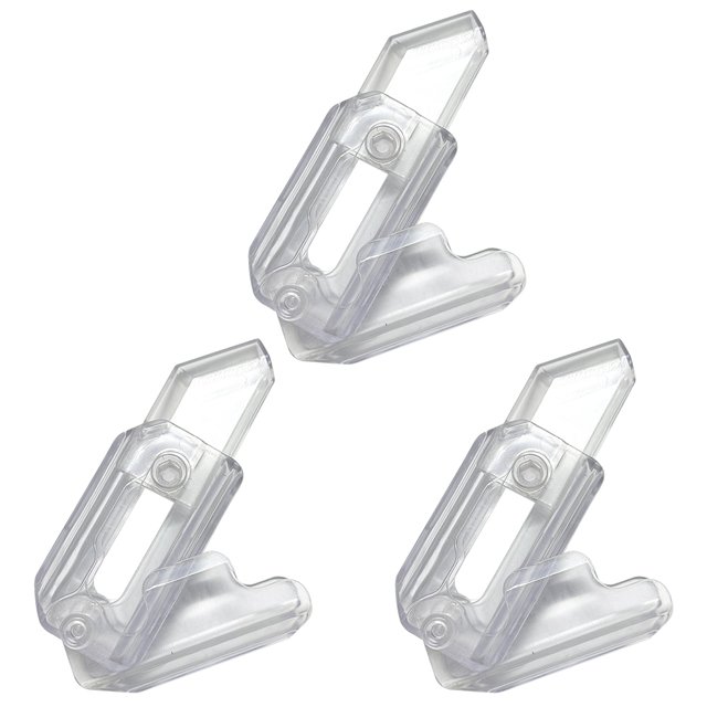 Cuchillo de plástico de juguete, cuchillo de nabo impreso en 3D, transparente (no brillante), 3 piezas