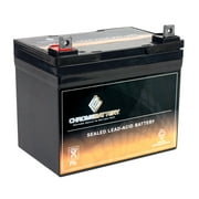 Chrome Battery 12V 35Ah Agm Deep Cycle Battery For Renogy Pv Solar Panels