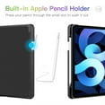 thumbnail image 4 of Fintie Case for iPad Air 11-inch M3 (2025) / M2 (2024), iPad Air 5th (2022) / 4th Generation (2020) 10.9 Inch, Multi-Angle Viewing Protective Cover with Pencil Holder & Pocket, Auto Sleep/Wake, 4 of 6
