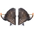 thumbnail image 2 of Motorbike Indicator, 1W 12V Left Right Front LED Turn  Lamp 2PCS  For Motorcycles Brown, 2 of 8