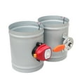 thumbnail image 4 of 220V Galvanized Damper Electric Air Valve Motorized Check Valve for 3/4/5/6/8inch Pipe 80/100/125/150/200/250mm, 4 of 5