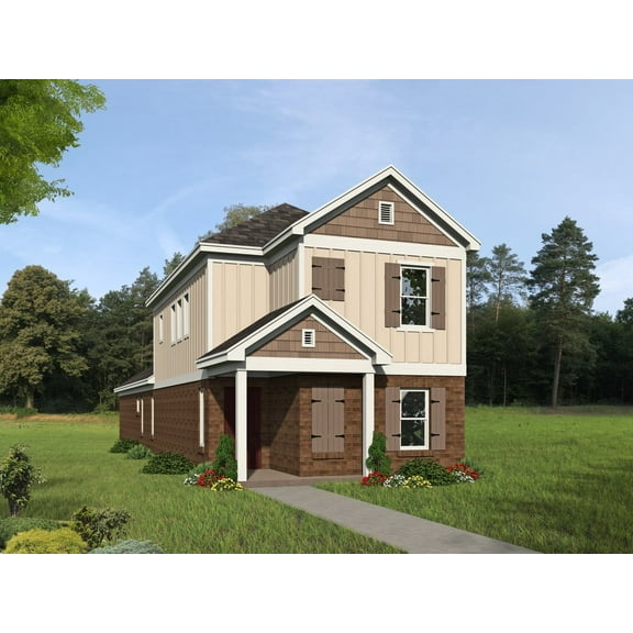 763-12171: Traditional Country 4 Bed, 3 Bath Luxury Home Plan, 1888 Sq Ft: Full Blueprints with License to Build by Home Plan Marketplace - Lesuto