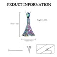 thumbnail image 2 of Stainless Steel Eiffel Tower cremation pendant small urns for ashes necklace, 2 of 5