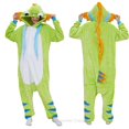 thumbnail image 1 of Invierno adultos Animal tiburón pez Onesies mujeres hombres pijamas de manga larga zapatilla disfraces de dibujos animados monos Navidad con capucha, 1 of 4