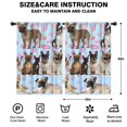 thumbnail image 2 of Blackout Kids Curtains,French Bulldogs Childrens Insulated Curtains Set Of 2,Bedroom Essentials,Toddler Room Decor 42x63in(106x160cm), 2 of 4