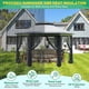 thumbnail image 5 of Qinaqin 13' x Pop-Up Gazebo Canopy Tent con Zippered Malla Sidewalls y Carrying Bag Event Shelter para Patio Garden Backyard cm de Profundidadark Gris Light, 5 of 6