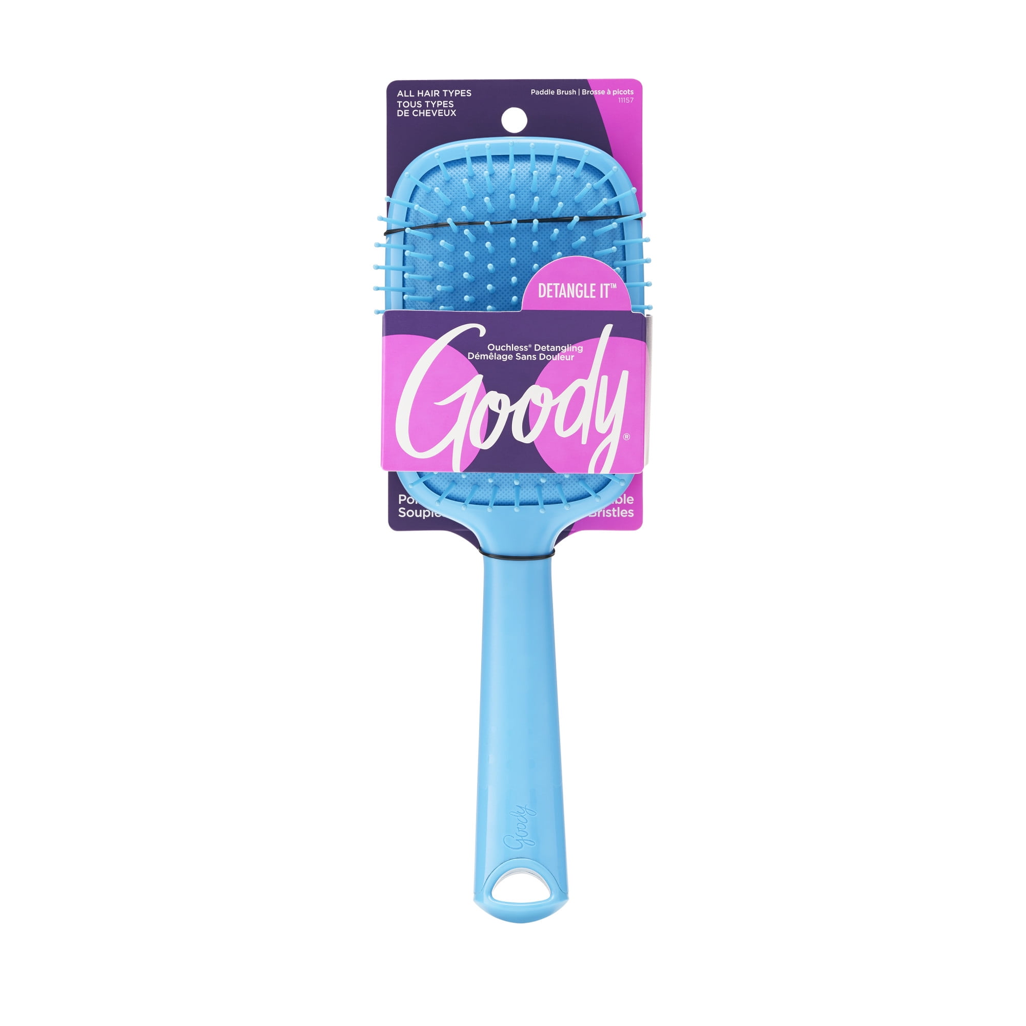 Goody Detangle It Paddle Brush Blue, 1 CT