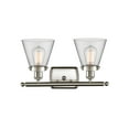 thumbnail image 4 of Innovations Lighting 916-2W-BK-G61 Small Cone 2 Light 16" Wide Vanity Light - White, 4 of 7