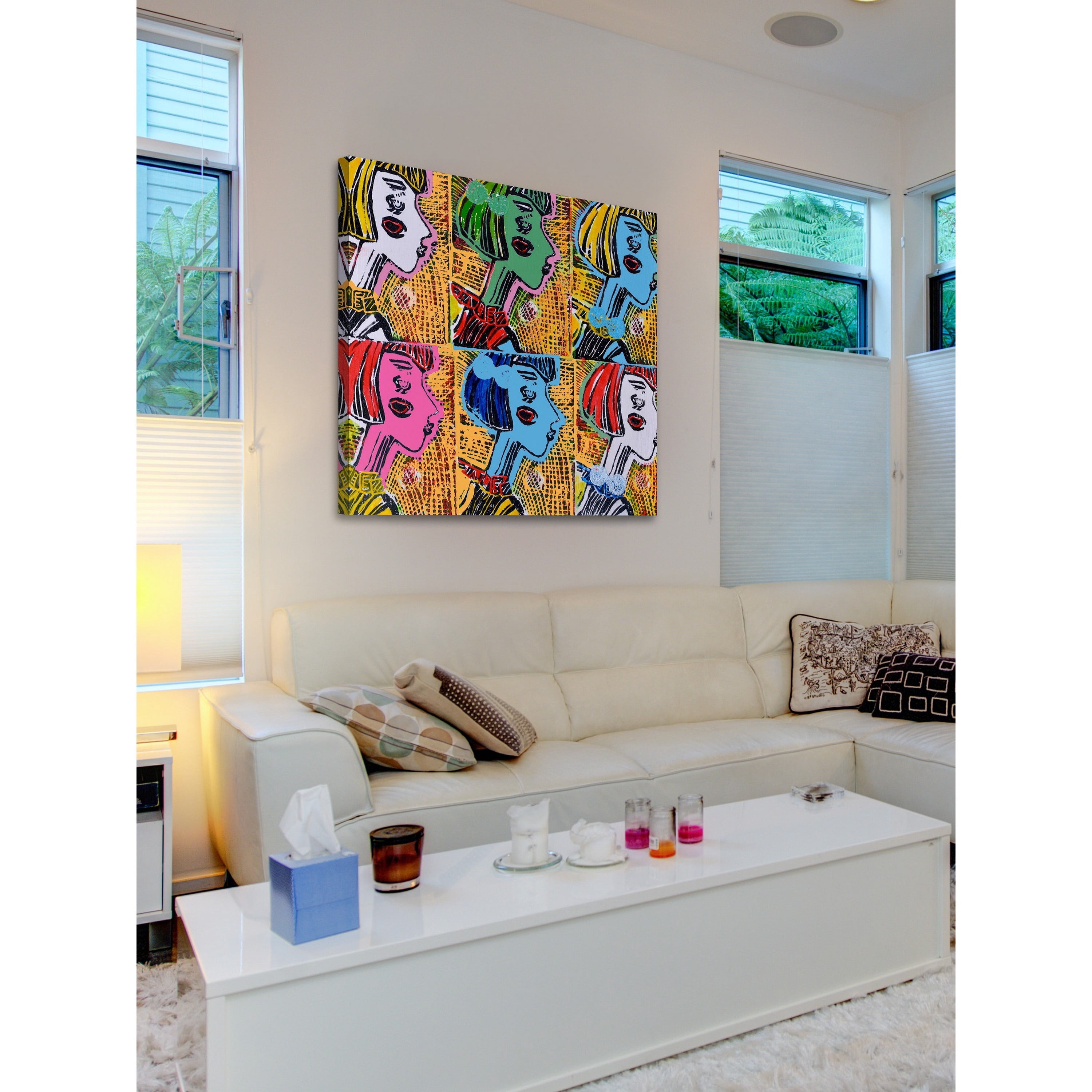 Russian Dolls Pattern IV Painting Print on Wrapped Canvas