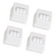 thumbnail image 5 of Juego de 4 ruedas giratorias para muebles, profesionales, flexibles, 360 grados Blanco, 5 of 9