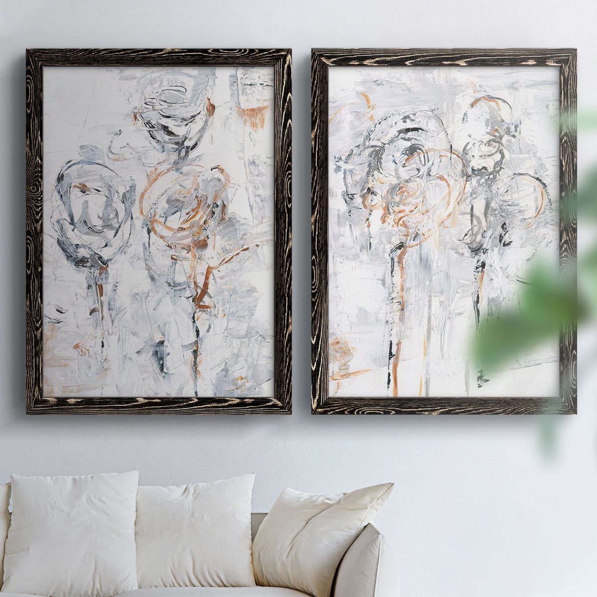 Spring Wildflowers I - Premium Framed Canvas 2 Piece Set - Ready to Hang