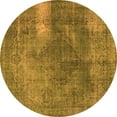 thumbnail image 1 of Ahgly Company Indoor Round Oriental Orange Industrial Area Rugs, 8' Round, 1 of 4