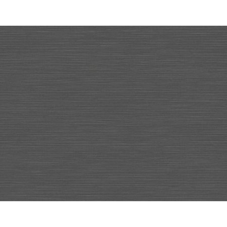 2988-70710 Moroccan Black Sisal Texture Transitional Wallpaper Vinyl Unpasted Wall Covering Inlay Collection from A-Street Prints by Brewster made in United States