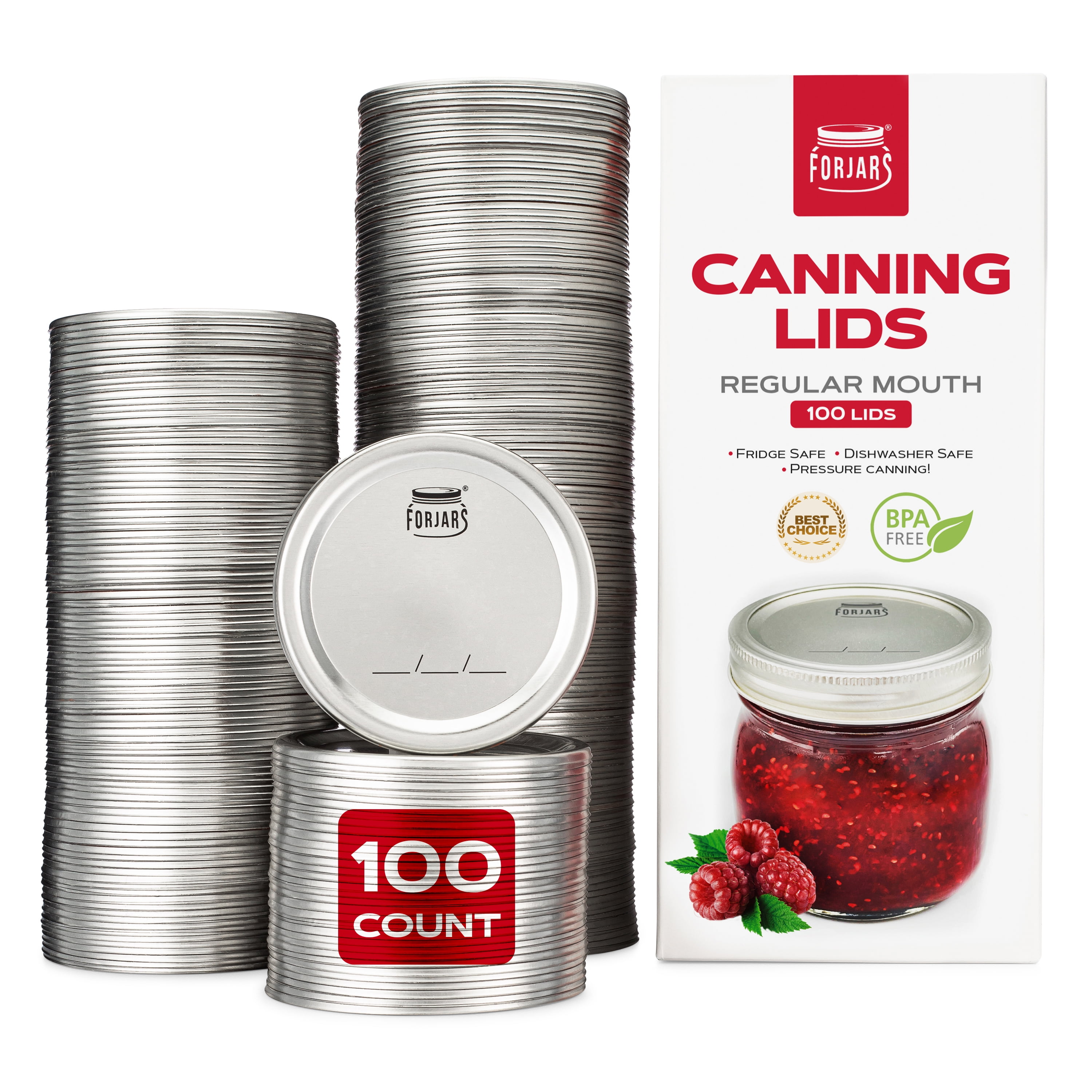 FREE Shipping 200 Canning Lids 100 Wide Mouth and 100 Regular Mouth