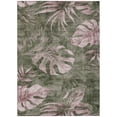 thumbnail image 2 of Addison Rugs Chantille Indoor/Outdoor Transitional Floral Olive Machine Washable Rectangle Rug, 5' x 7'6", 2 of 8
