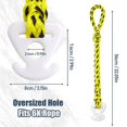 thumbnail image 2 of 6000lb Tension Boat Tow Rope Quick Connector Floating Ropes for Towable Tube, 2 of 10