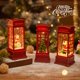 thumbnail image 3 of Decoración navideña con luz de viento, regalo de Navidad, muñeco de nieve, alce, Papá Noel, pequeño adorno, luz nocturna para árbol de Navidad, novedad de 2023, 3 of 4