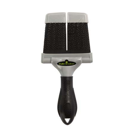 UPC: 0811794013462 | FURminator Firm Slicker Brush For Dogs  Large  For Curly  Long Or Medium Coats