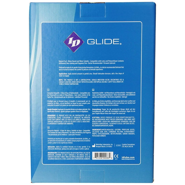 ID Lubricants Natural Feel Water Based Personal Lubricant, 1 Gallon, Liquid Lube for Intimate Bliss - Walmart.com ID Lubricants Natural Feel Water Based Personal Lubricant, 1 Gallon, Liquid Lube for Intimate Bliss - Walmart.com