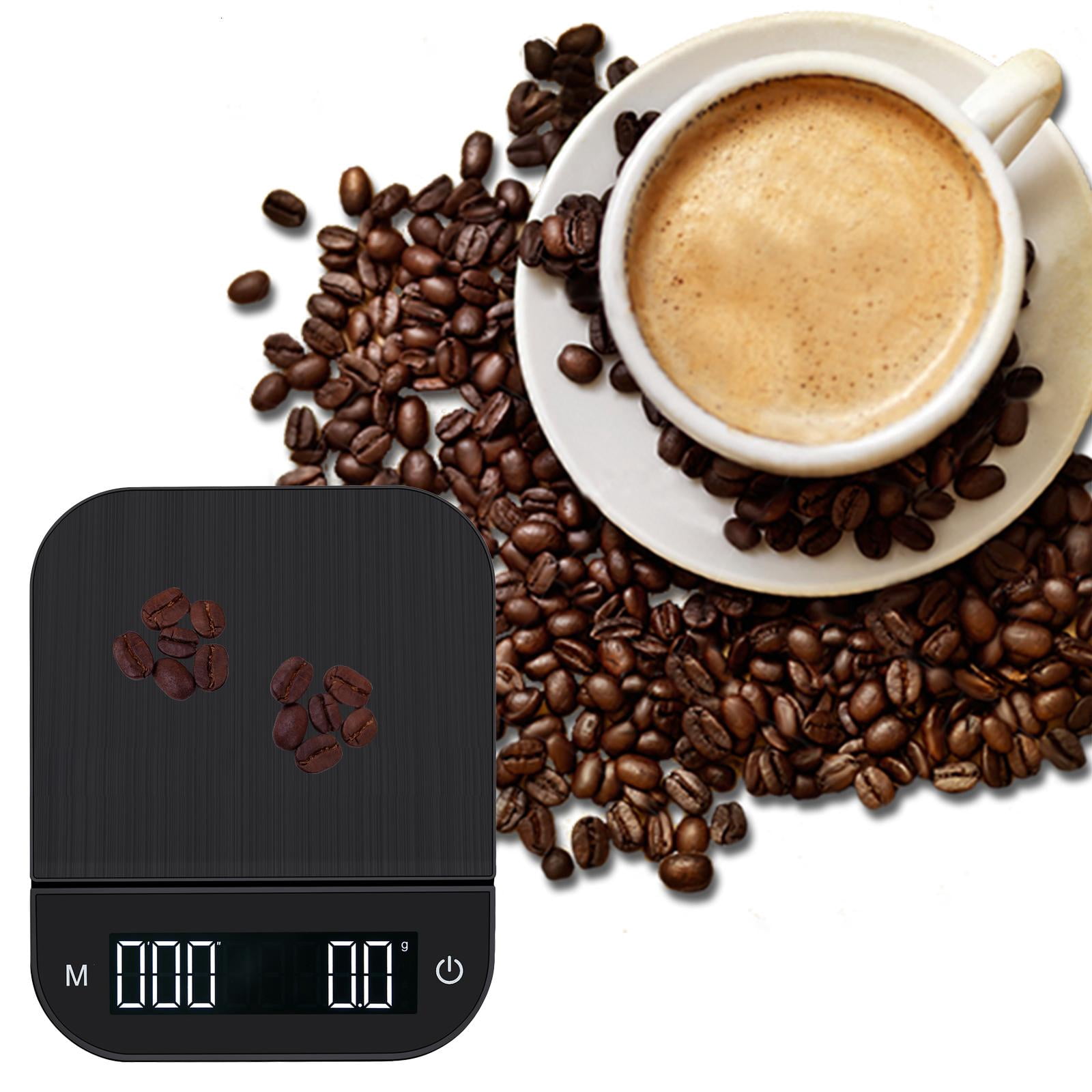 CEORPER Coffee Scale with Timer Digital Kitchen Food Scale for Cooking Baking Electronic