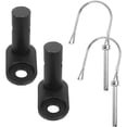 thumbnail image 3 of Convenient 2-Piece Steel Bike Trailer Coupler Set - Perfect Attachment For Pet Trailers, Cargo Trailers, Child Carts, And More, Includes Rear Wheel And Cycling Adapter Accessories For Easy Use, 3 of 8