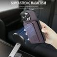 thumbnail image 2 of for iPhone 15 Pro Max Wallet Case with RFID Blocking Credit Card Holder,PU Leather Folio Flip Kickstand Handle Wrist Strap Shockproof Cover Women Men for iPhone 15 Pro Max Phone Case,Purple, 2 of 9