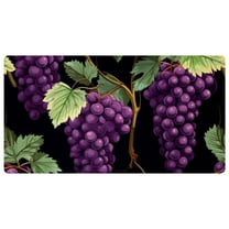 Purple Grape Kitchen Mat,Cushioned Anti Fatigue Waterproof Kitchen Rug, Non Slip Comfort Standing Mat Kitchen Rug for Kitchen Decor Sink Office,15.7"x29.5"