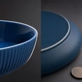 thumbnail image 4 of Dinner Plates with Deep Rim for Serving Salad and Pasta, Microwave and Dishwasher Safe Reusable Plates, 4 of 6