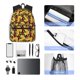 thumbnail image 4 of Balery Cartoon Ducks Mochila para Mujeres y Hombres, Mochila Ligera Casual para Viajes, Mochila Clásica Básica para la Universidad, 4 of 6
