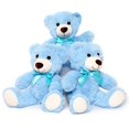 thumbnail image 1 of Oso de peluche Mao Golan, 34 cm, azul, paquete de 3 unidades para niñas, 1 of 6