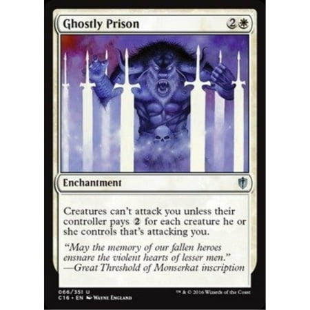 Ghostly Gathering - Magic: the Gathering - Ghostly Prison (066/351) - Commander 2016