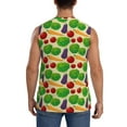thumbnail image 4 of Kdxio Vegetable for Men's Muscle T-shirt,Sleeveless for Workout Running Athletic Gym Lounge Casual, 4 of 7