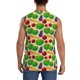 thumbnail image 4 of Fotbe Vegetable Men's Camiseta sin Mangas Estampada para Hombres, Playera Casual para Gimnasio, Entrenamiento, Playa-X-Large, 4 of 7