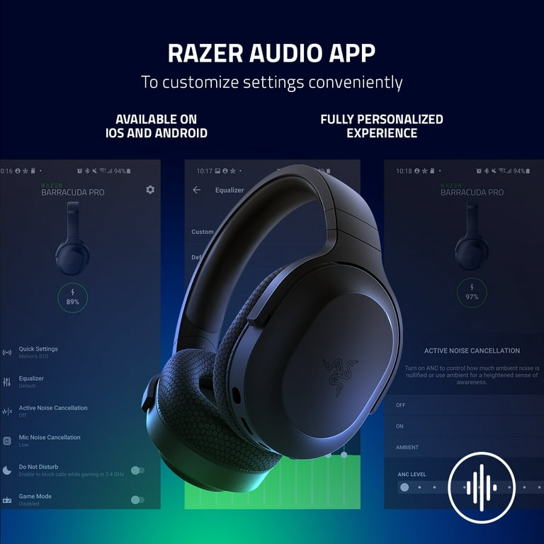 Razer Barracuda X Wireless Gaming Headset for PC, PS5, PS4, NS, Mobile, 2.4GHz, Bluetooth, 250g, Black Razer Barracuda X Wireless Gaming Headset for PC, PS5, PS4, NS, Mobile, 2.4GHz, Bluetooth, 250g, Black