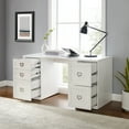 thumbnail image 3 of Crosley Furniture Harper File Cabinet Desk White, 3 of 13