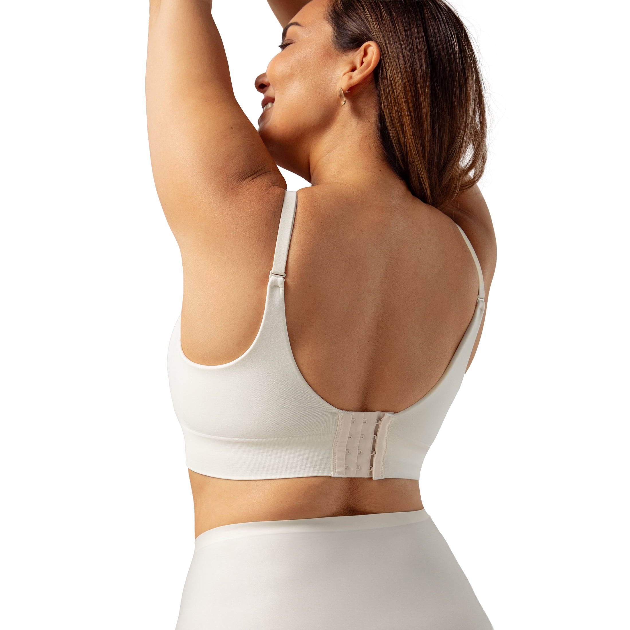 Truekind Comfort Back Smoothing Wireless Shaping Bra – Women’s Seamless Wire-Free Bra with Contour Cups & Back Bulge Smoothing Support, Sizes S to 4XL