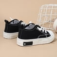 thumbnail image 2 of GPOECD Breathable Kids Shoes Lightweight Low Top Casual Sneakers Walking Shoes For Toddler Girls Boys Play Everyday Wear Casual Shoes Black,31, 2 of 8