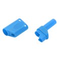 thumbnail image 2 of 20 piezas 22.160 4mm carcasa de conector de clavija de plátano de seguridad aislada para conector RC azul, 2 of 8